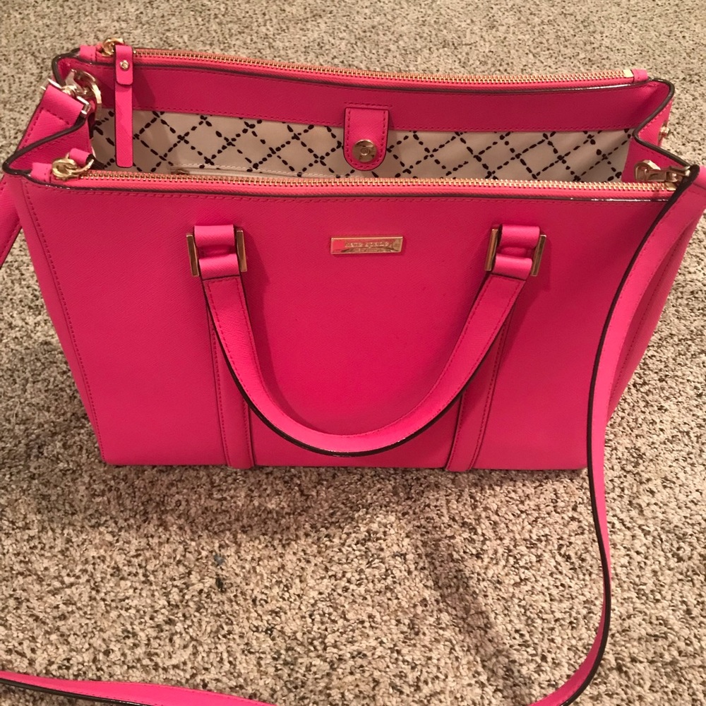 Kate Spade Bugnvillea pink purse